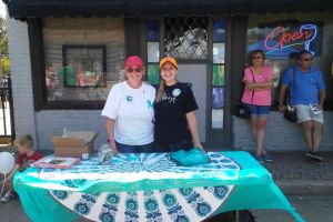 Festus Missouri Women Teal Table