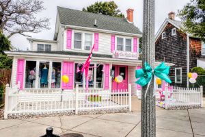 Rehobeth Beach DE Teal Ribbon Pink Cafe