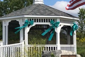 Schenectady NY Teal Gazebo